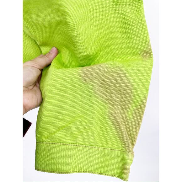 Advisory Board Crystals Abc. 123. Diamond Stitch Harrington Green Jacket Size XL - Picture 6 of 7